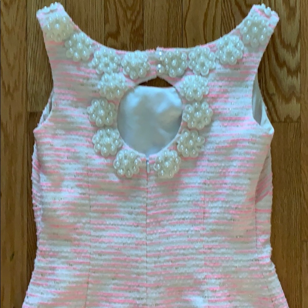 Lilly Pulitzer Dress with pearl neckline - Picture 4 of 5